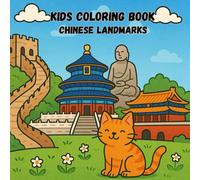 Coloring Book for Kids Chinese Landmarks