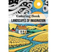 Coloring Book Landscapes of Imagination: Scenes That Pulse with Van Gogh’s Vibrant Soul