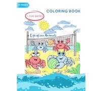 Coloring Book: Life of Sea Animals