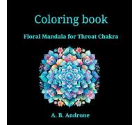 Coloring book: Mandala for Throat Chakra