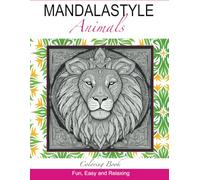 Coloring Book Mandalastyle: Animals