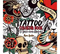 Coloring book of tattoos. Colour and trace over mixed designs.: This coloring book is an entertaining and practicing book where you can color and trace over the designs.