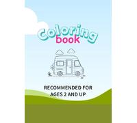 Coloring book of various cars for ages 2 and up