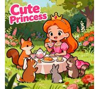 Coloring Book Princess Cute for Kids Ages 2-8: Calm And Engaging Activity Big Coloring Pages Holiday Gift For Early Learners Encourage Relaxation ... Engaging Activity Big Coloring Pages Holiday