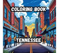 Coloring Book - Tennessee: Discover-One Page at a Time! | Easy to carry and display-ideal for kids and adults alike.