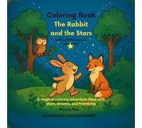 Coloring book The rabbit and the stars: with Loki the curious little rabbit