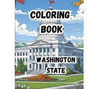 Coloring Book- Washington State: Discover the Beauty of Washington State| 20 Epic Scenes, 8.5 x 11 inches in Size