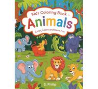 Coloring Book with Animal Doodle: Coloring Book for Children, with Animal illustration and Doodles, including fun facts of each animal. A coloring book to spark a creative mind.