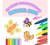 coloring book with animals for children aged 1-3: 26 alphabetically arranged animals to color and learn | For young children aged 1, 2, and 3