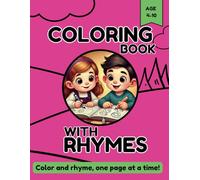 Coloring Book with Rhymes for Kids: Animal Coloring Book with Short Poems | Easy Coloring Book for Children Ages 4-10