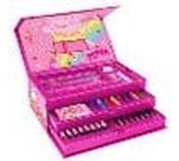 Coloring Case - Peppa Pig - Set 52pcs In Paper Toolbox With Handle