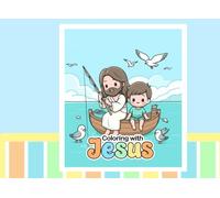 Coloring with Jesus Christian Coloring Book - Christian Drawings to Learn the Bible in a Fun Way: 52 Bible-inspired cartoons to teach faith, courage, and Christian values in a fun and interactive way.