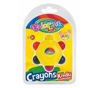 Colorino crayons de cire STAR 6 couleurs Enfants 2+