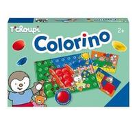 Colorino Le Jeu Des Couleurs Avec Tchoupi : 4 Scenes, 31 Pions Colores, 1 Grille - Jeu Educatif Enfant - Des 2 Ans