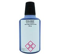 Coloris flacon d'encre bleu 7010B/25 pour recharger les tampons encreurs - 250 ml - conforme aux règlements européens - empreintes nettes et propres - bouchon refermable