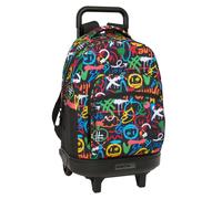 Coloris Graffiti Chariot Compact Extraible 42cm Safta