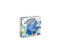 SentoSphère - COLORIZZY - DAUPHINS - Peinture par Numéros - Kit Loisir Créatif - A partir de 6 ans - Fabriqué en France