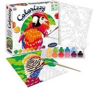 SentoSphère - COLORIZZY - OISEAUX - Peinture par Numéros - Kit Loisir Créatif - A partir de 6 ans - Fabriqué en France