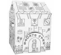 ColorJo « My Favorite Sports Park » Color Your Own Playhouse - Adoptez le plaisir du jeu de sport énergique et du jeu d'équipe de groupe, meilleur art et artisanat pour enfants pour la saison des