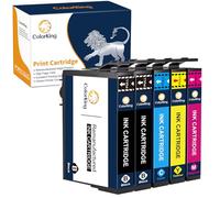 ColorKing 604XL Cartouches d'encre Compatible pour Epson 604XL pour Epson XP-2200 XP-2205 XP-3200 XP-3205 XP-4200 XP-4205 Workforce WF-2910WF WF-2930WF WF-2935WF WF-2950WF(2Noir 1Cyan 1Jaune 1Magenta)