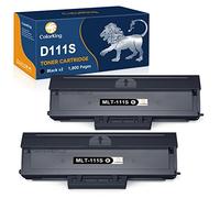 ColorKing Cartouche d'encre de Rechange Compatible avec Samsung MLT-D111S MLT-D111L 111S pour Samsung Xpress M2070W Toner M2070 M2026W M2026 M2020 M2070FW M2020W M2070F M2022W M2022 Noir Lot de 2