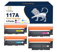 ColorKing Compatible Cartouche de Toner Remplacement pour HP 117A pour Color Laser MFP 178nw 179fnw 150nw 150a 178nwg 179fwg W2070A W2071A W2072A W2073A (Noir Cyan Jaune Magenta Pack de 4)