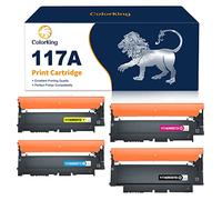 ColorKing Compatible Cartouche de Toner Remplacement pour HP 117A pour Color Laser MFP 178nw 179fnw 150nw 150a 178nwg 179fwg W2070A W2071A W2072A W2073A (Noir Cyan Jaune Magenta Pack de 4)