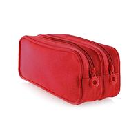 Colorline/ Trousse double - Réf. 59811- Deux grands compartiments intérieurs avec fermeture éclair, lavable et très résistante pour transporter du matériel scolaire ou comme trousse de toilette Office