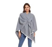 Colornial Écharpe Élégante pour Femme Ouverture Frontale Poncho Doux, Convient pour Le Printemps, l'Automne et l'hiver