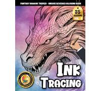 COLOROO Ink Tracing Book: Magical Dragon Kingdoms for Peaceful Drawing and Artistic Joy: Trace the line coloring book for new learners | Improve precision with beginner-friendly flowing designs