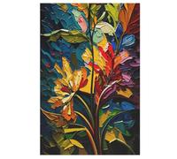 Colorouge Plants Puzzle Adulte 1000 Pièces Artisanat Cadeau Famille Puzzles Jouet en Bois Cadeau Unique Décoration Intérieure （78×53cm）