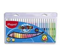 Maped Étui de feutres COLOR'PEPS – 24 assortis – Moyen