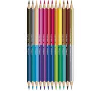 MAPED Crayons de couleur COLOR'PEPS DUO, triangulaire, étui de 12