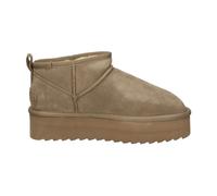 Colors of California - Bottes d`hiver plateforme Eskimo en cuir - Femme - Chaussures - Beige - Taille: 40 EU