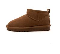 Colors of California, Femme, Chaussures, Brun, Taille: 41 EU Bottes Courtes d'Hiver en Daim Marron Clair