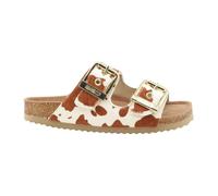 Colors of California, Femme, Chaussures, Multicolore, Taille: 38 EU Pony Hair Two-Buckle Sandal