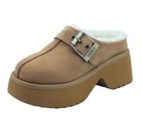 Colors of California HC.HELEN03 Tan Sabot pour femme en daim avec compensation, Tan, 40 EU