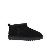 Colors of California HC.YW078 Nubuck Noir avec Compensé Bas en Polaire pour Femme, Noir, 39 UK