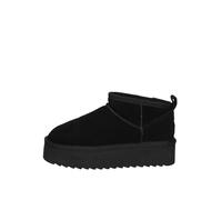 Colors Of California - Platform Boot In Suede Nero HC.YWPLA01