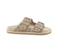 Colors of California - Two Buckle Sandal With Studs - Femme - Chaussures - Beige - Taille: 39 EU