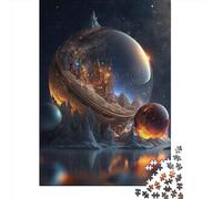 Colors of Space Puzzle en Bois pour Adultes, 1000 Pièces, Puzzle Créatif, Jeux Familiaux Difficiles, Jouets (75x50cm)