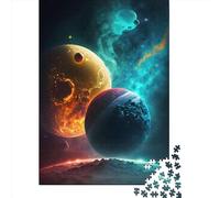 Colors_of_Space Puzzle en papier pour adultes 1000 pièces Jouets Jeux de puzzle pour la famille Cadeaux d'anniversaire Noël Puzzle éducatif pour garçons et filles (38x26 cm)