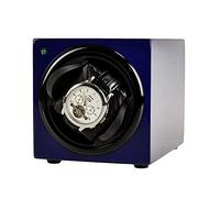 Colors Single Automatic Watch Winder 5 Modes Watch Box Mute Motor Contains Watch Pillow for Women Man (Blue EU)