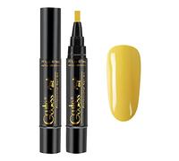 ColorsColors Step Nail Gel Pen Arts Pencil Nails Oil No Et Top Coat Nécessaire Pour Femelle Fille 5 ml Pierres à paillettes autocollantes 30 mm (H Taille unique)