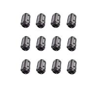 Colorsheng Sourcingmap Lot de 12 clips magnétiques pour filtre de bruit RFI EMI Noir Diamètre 7 mm