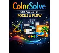ColorSolve: Grid Puzzles for Focus & Flow: Word Searches • Nonograms • Mosaic Codes