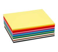 Colortime 214260 papier cartonné coloré, A6 105x148 mm, 180 gr, Couleurs assorties, 120flles. ass.