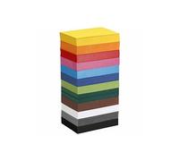 Colortime carton coloré 10,5 x 14,8 cm 1200 pièces 180 g multicolore Multicolore G