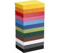Colortime carton coloré 10,5 x 14,8 cm 1200 pièces 180 g multicolore Multicolore G