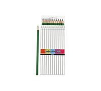 Colortime crayons 3 mm recharge 17 cm vert foncé 12 pièces